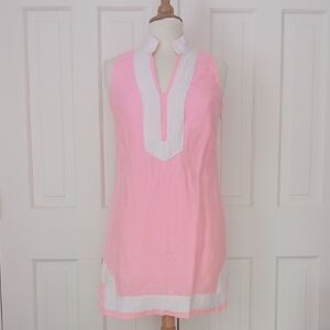 Sail To Sable Classic Sleeveless Linen Tunic Dress